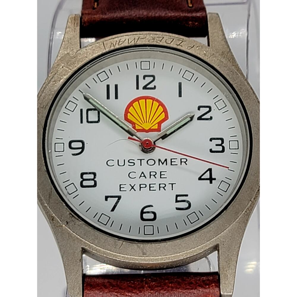 Vintage Shell "Customer Care Expert" Watch - A Retro Timepiece